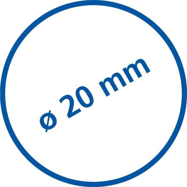 Duschstångsstöd - WENKO - Aluminium - Svart - Ø 2/2,5 cm - Ska borras