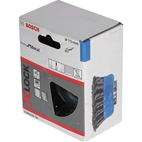 Tvinnade stålkoppsborstar X-LOCK Heavy för metall - BOSCH - 2608620727
