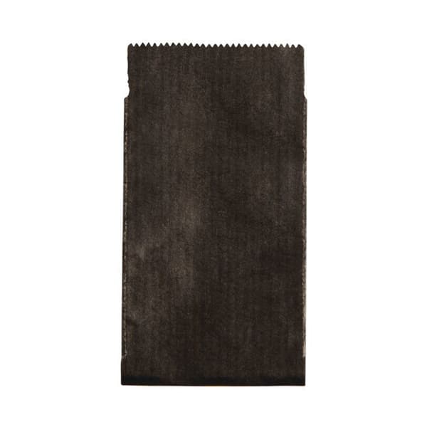 Dekorativ papperspåse - Present - Godsaker - Svart - 6 x 4,5 cm