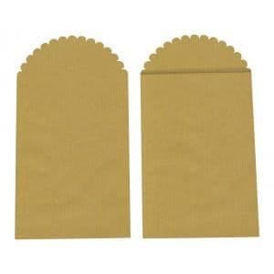 Kraftpåse - Ej specificerat - 13 x 7 cm - Brun - 6 stycken - Idealisk för skapande