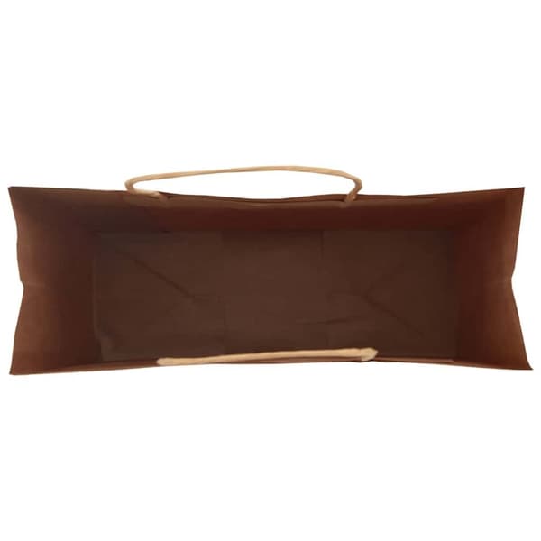 vidaXL Kraftpapperspåsar 50 st med handtag brun 45x17x48 cm