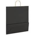 Miniatyrbild 9 av 11: vidaXL Kraftpapperspåsar 50 st med handtag svart 45x17x48 cm