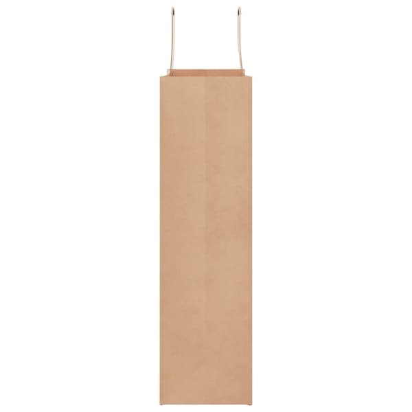 vidaXL Kraftpapperspåsar 250 st med handtag brun 32x12x42 cm