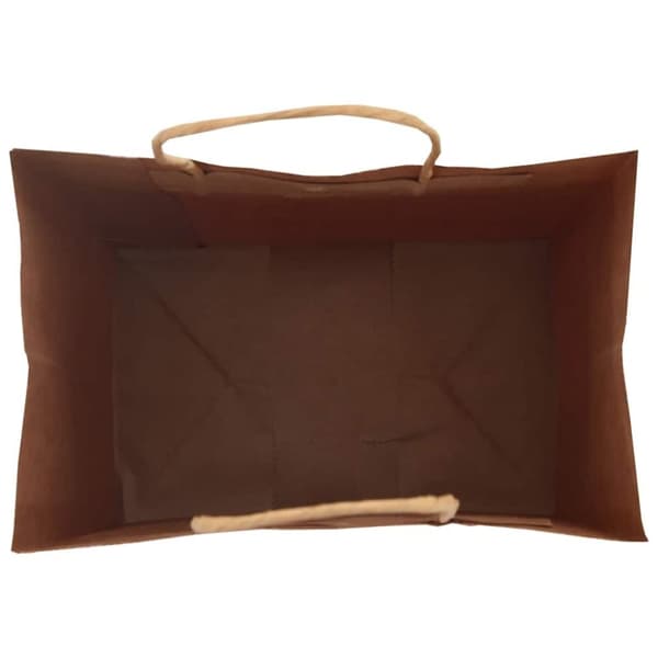 vidaXL Kraftpapperspåsar 50 st med handtag röd 32x22x24 cm