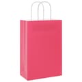 Miniatyrbild 4 av 11: vidaXL Papperspåsar 50 st med handtag rosa 21x11x31 cm
