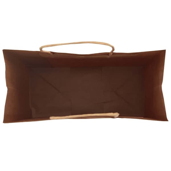 vidaXL Kraftpapperspåsar 50 st med handtag röd 18x8x22 cm
