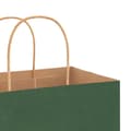 Miniatyrbild 10 av 11: vidaXL Kraftpapperspåsar 250 st med handtag grön 45x17x48 cm