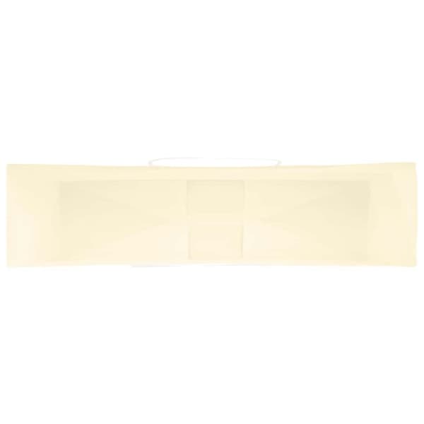vidaXL Kraftpapperspåsar 50 st med handtag gul 54x15x49 cm