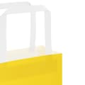 Miniatyrbild 10 av 11: vidaXL Kraftpapperspåsar 50 st med handtag gul 21x11x36 cm