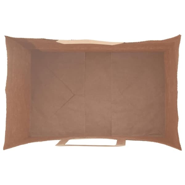 vidaXL Kraftpapperspåsar 50 st med handtag röd 26x17x25 cm