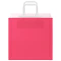 Miniatyrbild 5 av 11: vidaXL Kraftpapperspåsar 250 st med handtag rosa 26x17x25 cm