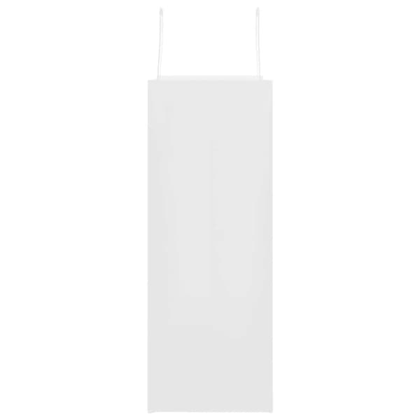 vidaXL Kraftpapperspåsar 250 st med handtag vit 32x17x44 cm