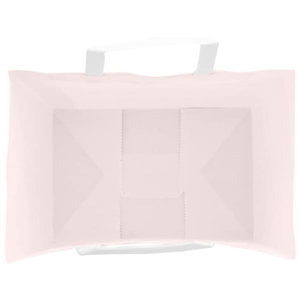 vidaXL Kraftpapperspåsar 50 st med handtag rosa 32x22x28 cm