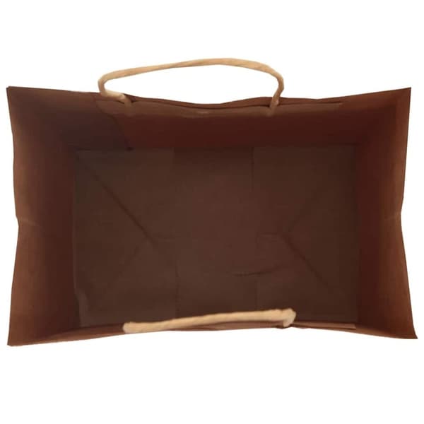 vidaXL Kraftpapperspåsar 250 st med handtag svart 32x22x28 cm