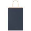 Miniatyrbild 5 av 11: vidaXL Papperspåsar 50 st med handtag blå 21x11x31 cm