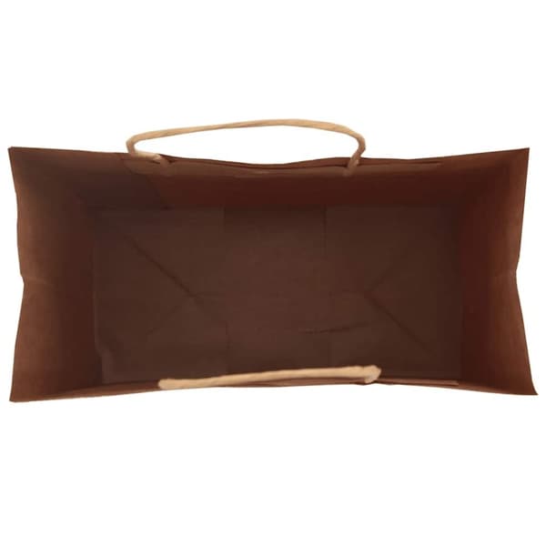 vidaXL Papperspåsar 50 st med handtag blå 21x11x31 cm