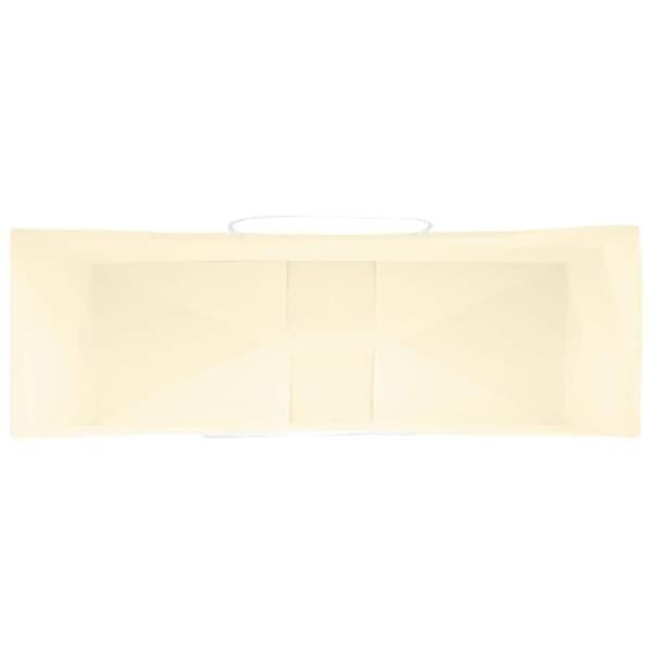 vidaXL Kraftpapperspåsar 50 st med handtag gul 32x12x42 cm