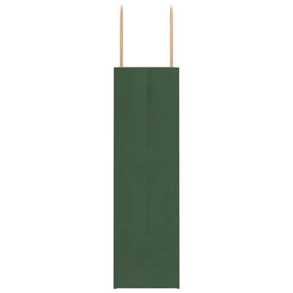 vidaXL Kraftpapperspåsar 50 st med handtag grön 21x11x36 cm