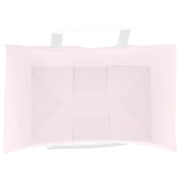 vidaXL Kraftpapperspåsar 50 st med handtag rosa 26x17x25 cm