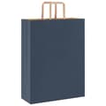 Miniatyrbilde 7 av 11: vidaXL Papirposer 250 stk med håndtak blå 32x12x42 cm