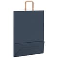 Miniatyrbilde 9 av 11: vidaXL Papirposer 250 stk med håndtak blå 32x12x42 cm