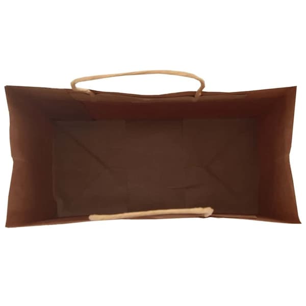 vidaXL Kraftpapperspåsar 50 st med handtag grön 21x11x28 cm