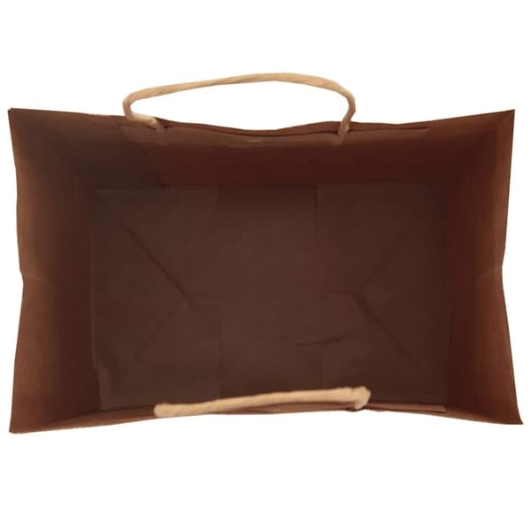 vidaXL Kraftpapperspåsar 250 st med handtag röd 32x22x28 cm