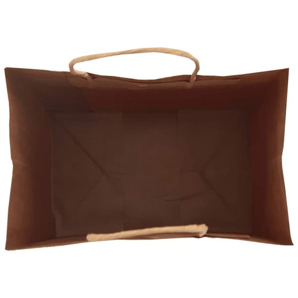 vidaXL Kraftpapperspåsar 250 st med handtag blå 32x22x24 cm
