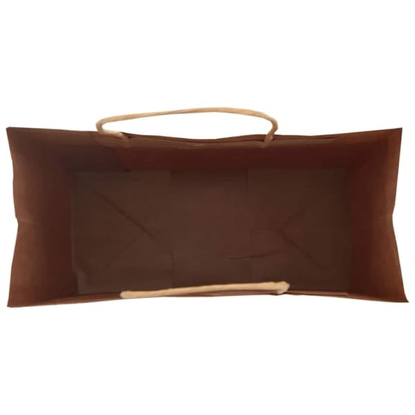 vidaXL Kraftpapperspåsar 250 st med handtag brun 26x12x35 cm