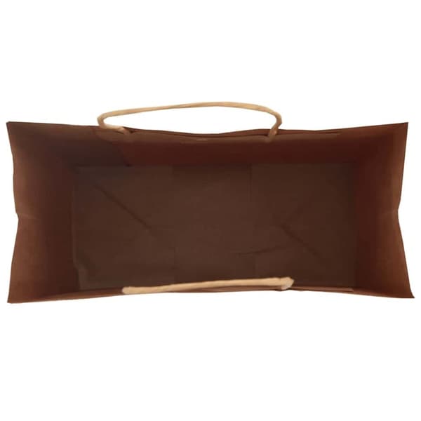 vidaXL Kraftpapperspåsar 250 st med handtag svart 18x8x22 cm