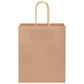 Miniatyrbild 5 av 11: vidaXL Kraftpapperspåsar 250 st med handtag brun 18x8x22 cm