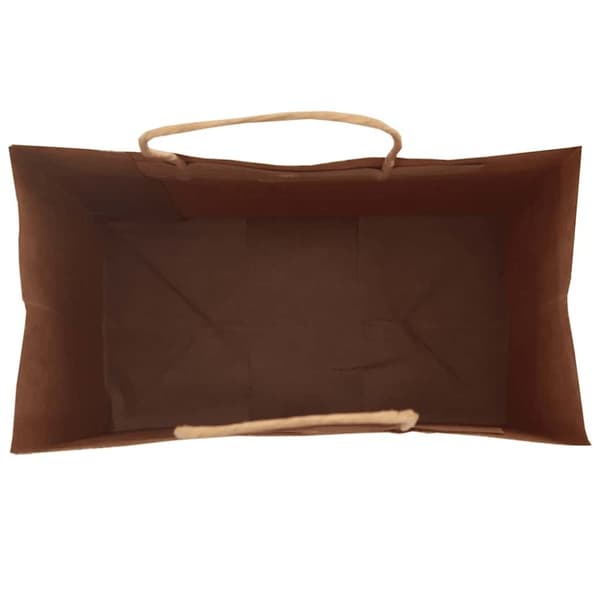 vidaXL Kraftpapperspåsar 250 st med handtag röd 15x8x21 cm
