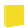 Miniatyrbild 7 av 11: vidaXL Kraftpapperspåsar 250 st med handtag gul 45x17x48 cm