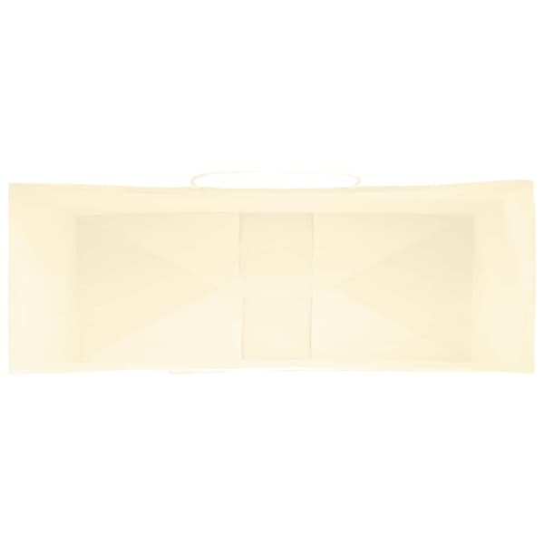 vidaXL Kraftpapperspåsar 250 st med handtag gul 45x17x48 cm