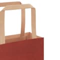 Miniatyrbild 10 av 11: vidaXL Kraftpapperspåsar 50 st med handtag röd 21x11x28 cm