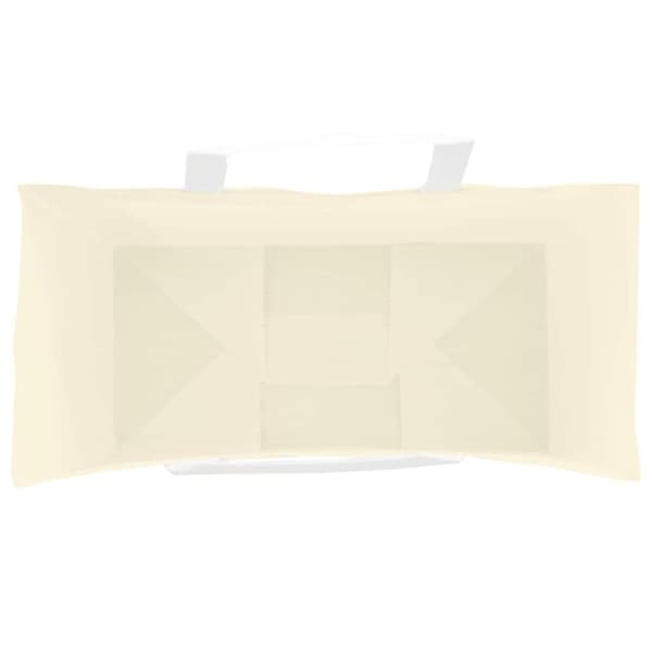 vidaXL Kraftpapperspåsar 50 st med handtag gul 18x8x22 cm