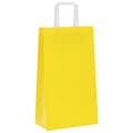 Miniatyrbild 5 av 11: vidaXL Kraftpapperspåsar 250 st med handtag gul 21x11x36 cm