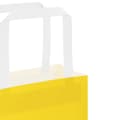 Miniatyrbild 10 av 11: vidaXL Kraftpapperspåsar 250 st med handtag gul 21x11x36 cm
