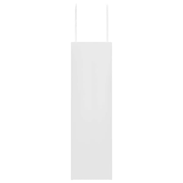 vidaXL Kraftpapperspåsar 250 st med handtag vit 21x11x36 cm