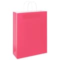 Miniatyrbild 4 av 11: vidaXL Kraftpapperspåsar 50 st med handtag rosa 32x12x42 cm
