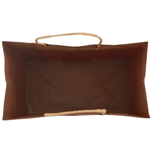 vidaXL Kraftpapperspåsar 250 st med handtag brun 15x8x21 cm