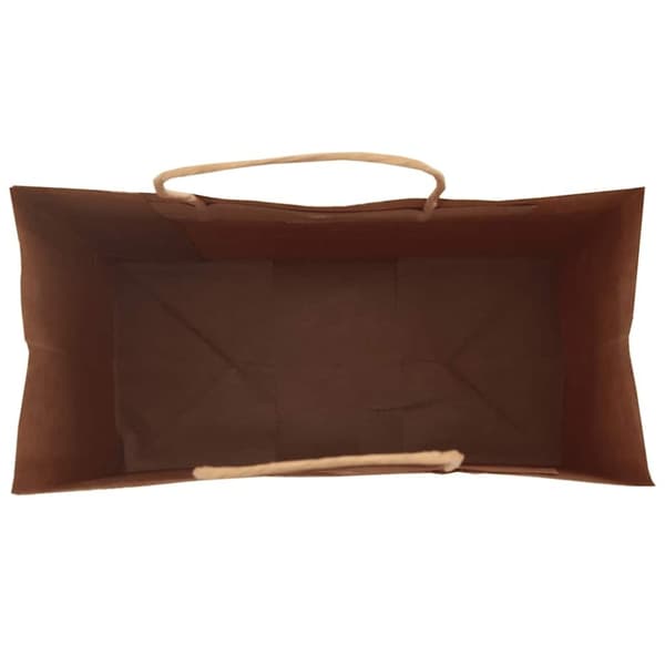 vidaXL Kraftpapperspåsar 250 st med handtag grön 21x11x28 cm