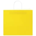 Miniatyrbild 5 av 11: vidaXL Kraftpapperspåsar 50 st med handtag gul 32x22x28 cm