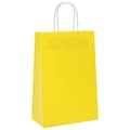 Miniatyrbild 3 av 11: vidaXL Kraftpapperspåsar 250 st med handtag gul 21x11x31 cm