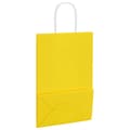 Miniatyrbild 9 av 11: vidaXL Kraftpapperspåsar 250 st med handtag gul 21x11x31 cm