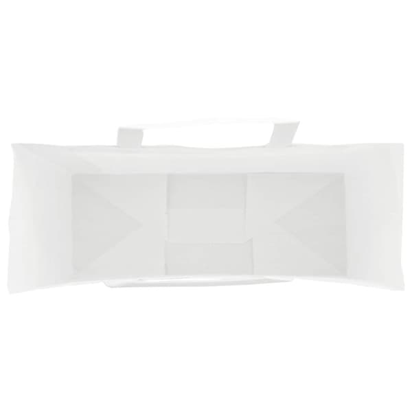 vidaXL Kraftpapperspåsar 250 st med handtag vit 45x17x48 cm