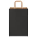 Miniatyrbild 5 av 11: vidaXL Kraftpapperspåsar 50 st med handtag svart 21x11x31 cm