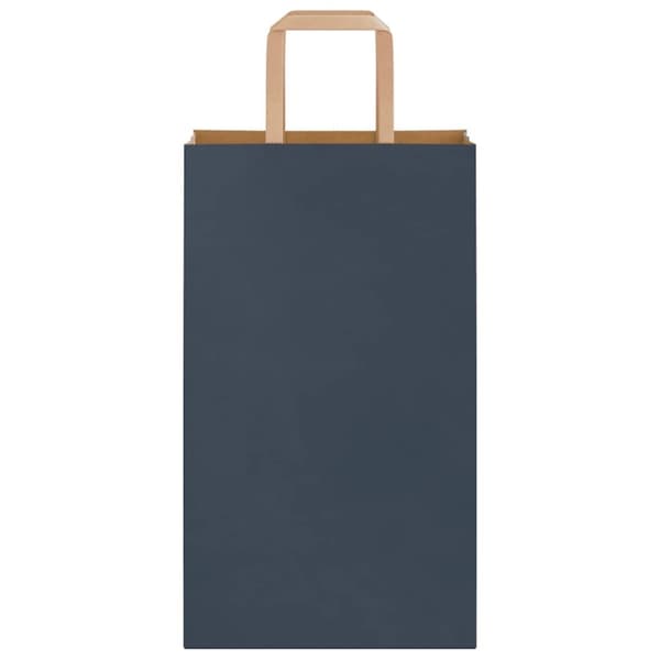 vidaXL Kraftpapirposer 50 stk med håndtak blå 21x11x36 cm