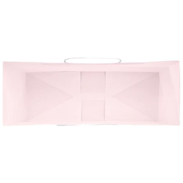 vidaXL Kraftpapperspåsar 250 st med handtag rosa 45x17x48 cm