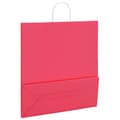 Miniatyrbild 9 av 11: vidaXL Kraftpapperspåsar 250 st med handtag rosa 45x17x48 cm